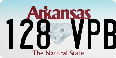 AR license plate 128VPB