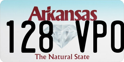AR license plate 128VPO