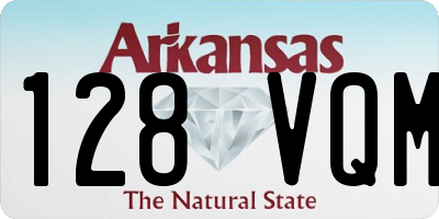 AR license plate 128VQM