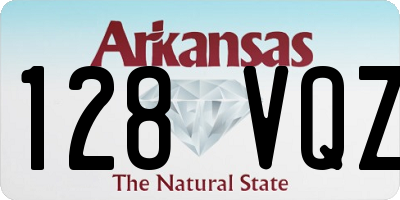AR license plate 128VQZ