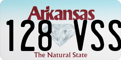 AR license plate 128VSS