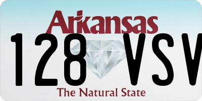 AR license plate 128VSV