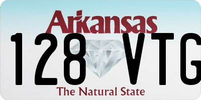 AR license plate 128VTG