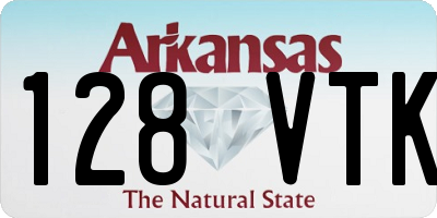 AR license plate 128VTK