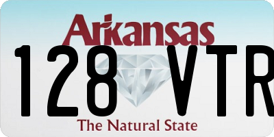AR license plate 128VTR