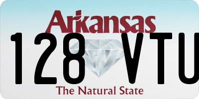 AR license plate 128VTU