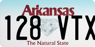 AR license plate 128VTX