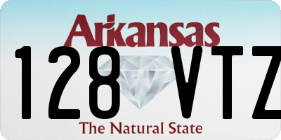 AR license plate 128VTZ