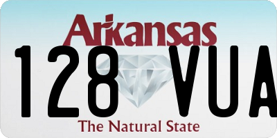 AR license plate 128VUA