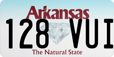 AR license plate 128VUI