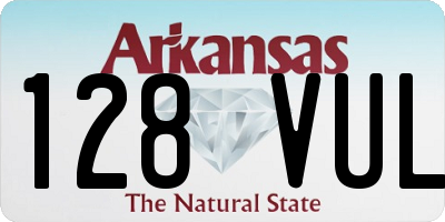 AR license plate 128VUL