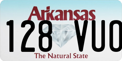 AR license plate 128VUO