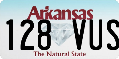 AR license plate 128VUS