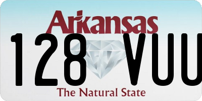 AR license plate 128VUU