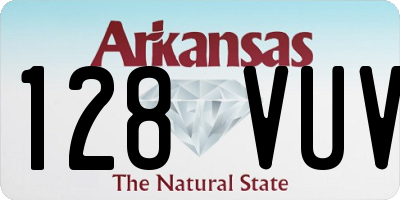 AR license plate 128VUV