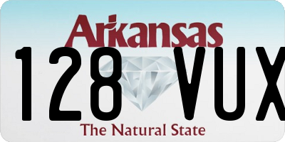 AR license plate 128VUX