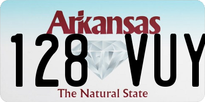 AR license plate 128VUY