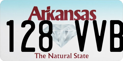 AR license plate 128VVB