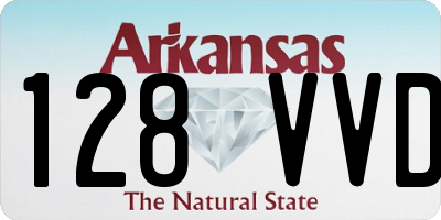AR license plate 128VVD