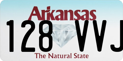AR license plate 128VVJ