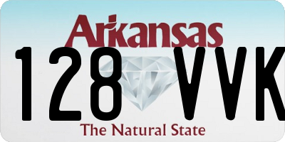 AR license plate 128VVK