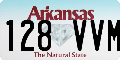 AR license plate 128VVM