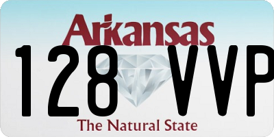 AR license plate 128VVP