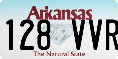 AR license plate 128VVR