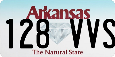 AR license plate 128VVS