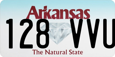 AR license plate 128VVU
