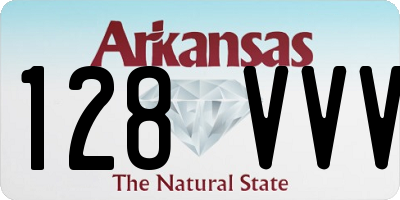 AR license plate 128VVV