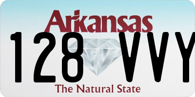 AR license plate 128VVY