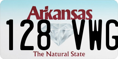 AR license plate 128VWG