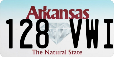AR license plate 128VWI