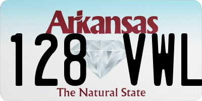 AR license plate 128VWL