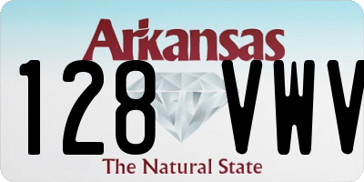 AR license plate 128VWV