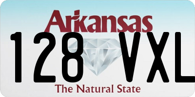 AR license plate 128VXL