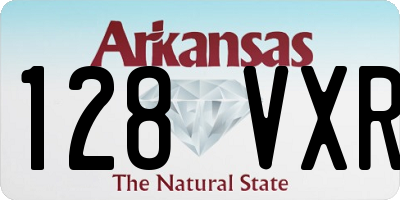 AR license plate 128VXR