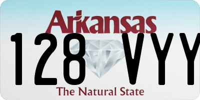 AR license plate 128VYY
