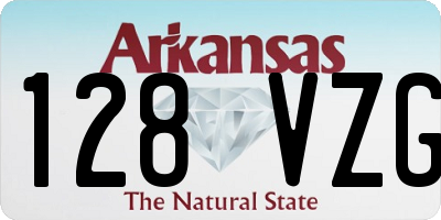 AR license plate 128VZG