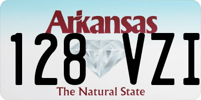 AR license plate 128VZI