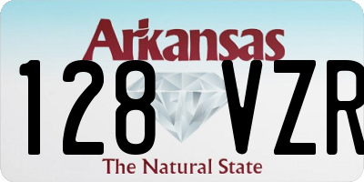 AR license plate 128VZR