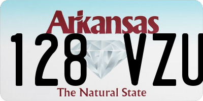 AR license plate 128VZU