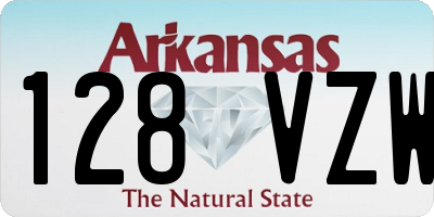 AR license plate 128VZW