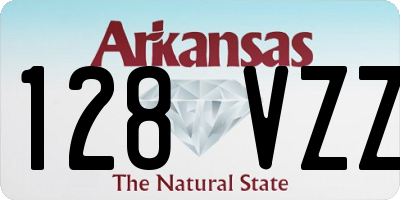 AR license plate 128VZZ