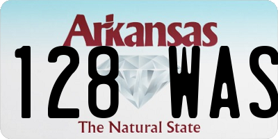 AR license plate 128WAS