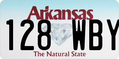 AR license plate 128WBY
