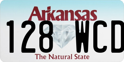AR license plate 128WCD