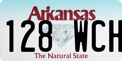 AR license plate 128WCH