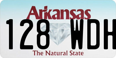 AR license plate 128WDH